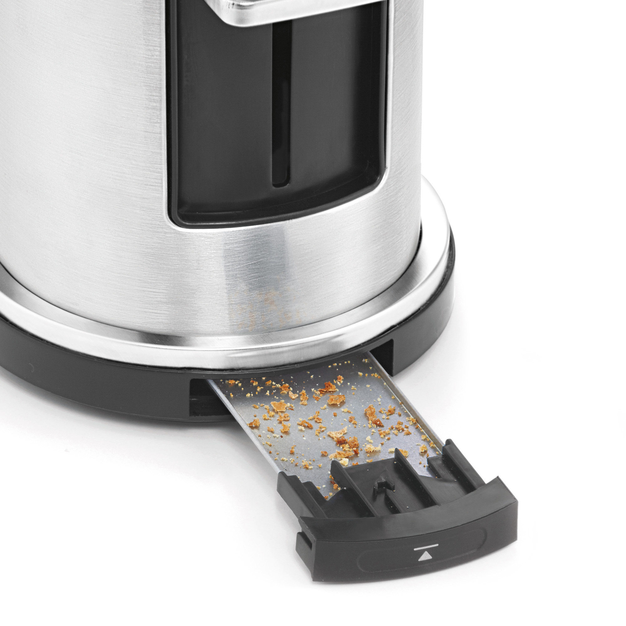 WMF 04.1406.0012 Lineo Toaster Edelstahl matt/Schwarz (900 Watt, Schlitze: 1)
