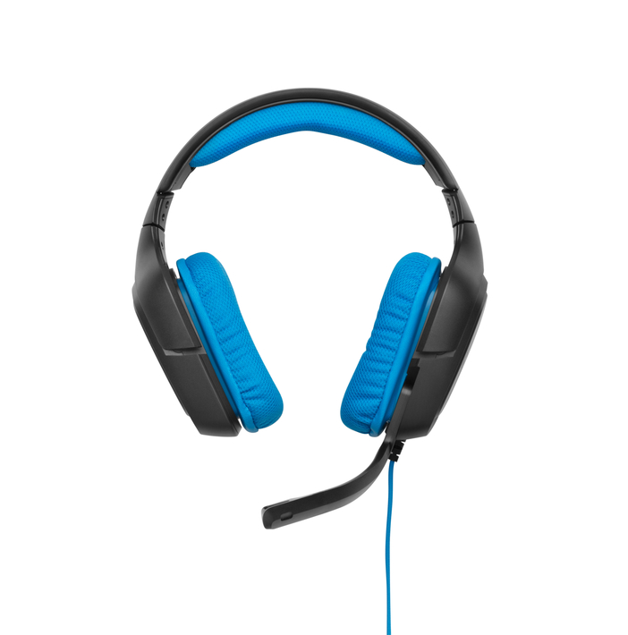 LOGITECH G430, Over-ear Headset Schwarz/Blau