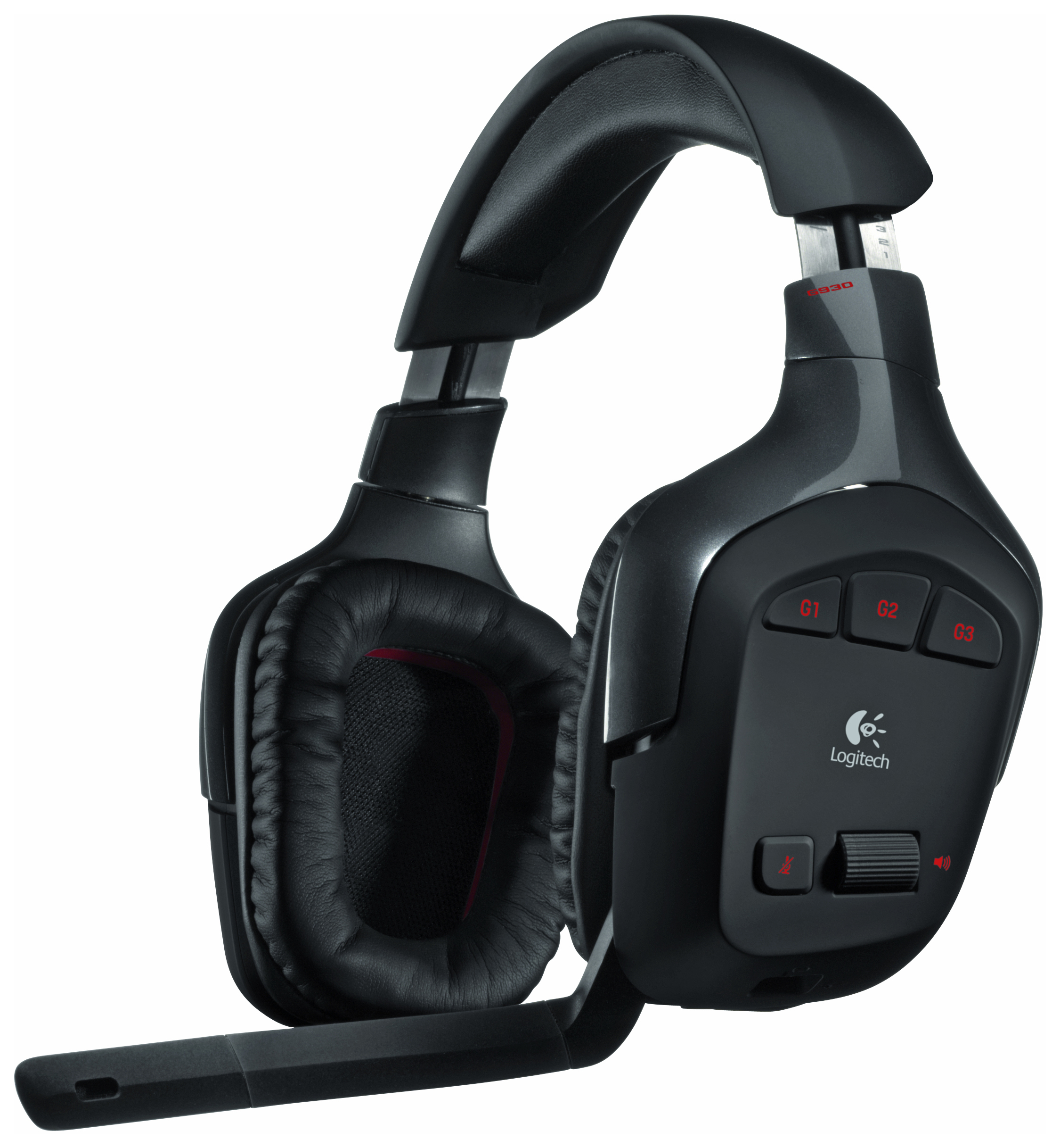 LOGITECH G930, Over-ear Headset Schwarz
