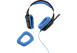 LOGITECH G430 - Casque de jeu, Noir/Bleu