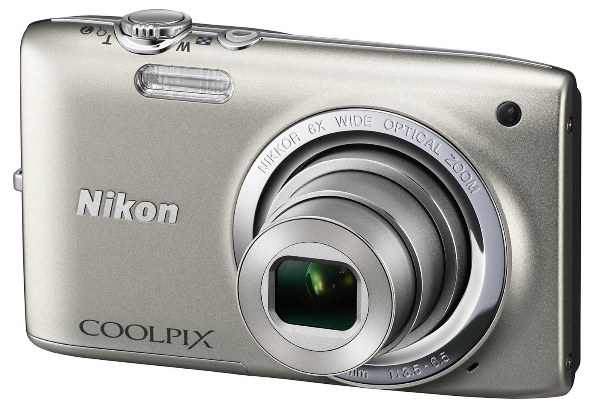 Cámara - Nikon Coolpix S2700 Gris, LCD 2.7 pulgadas, 16 Megapíxeles