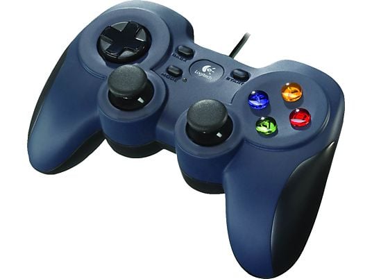 LOGITECH Gamepad F310, 10 pulsanti - Gamepad (Nero/Blu)