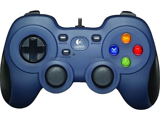 LOGITECH Gamepad F310, 10 pulsanti - Gamepad (Nero/Blu)