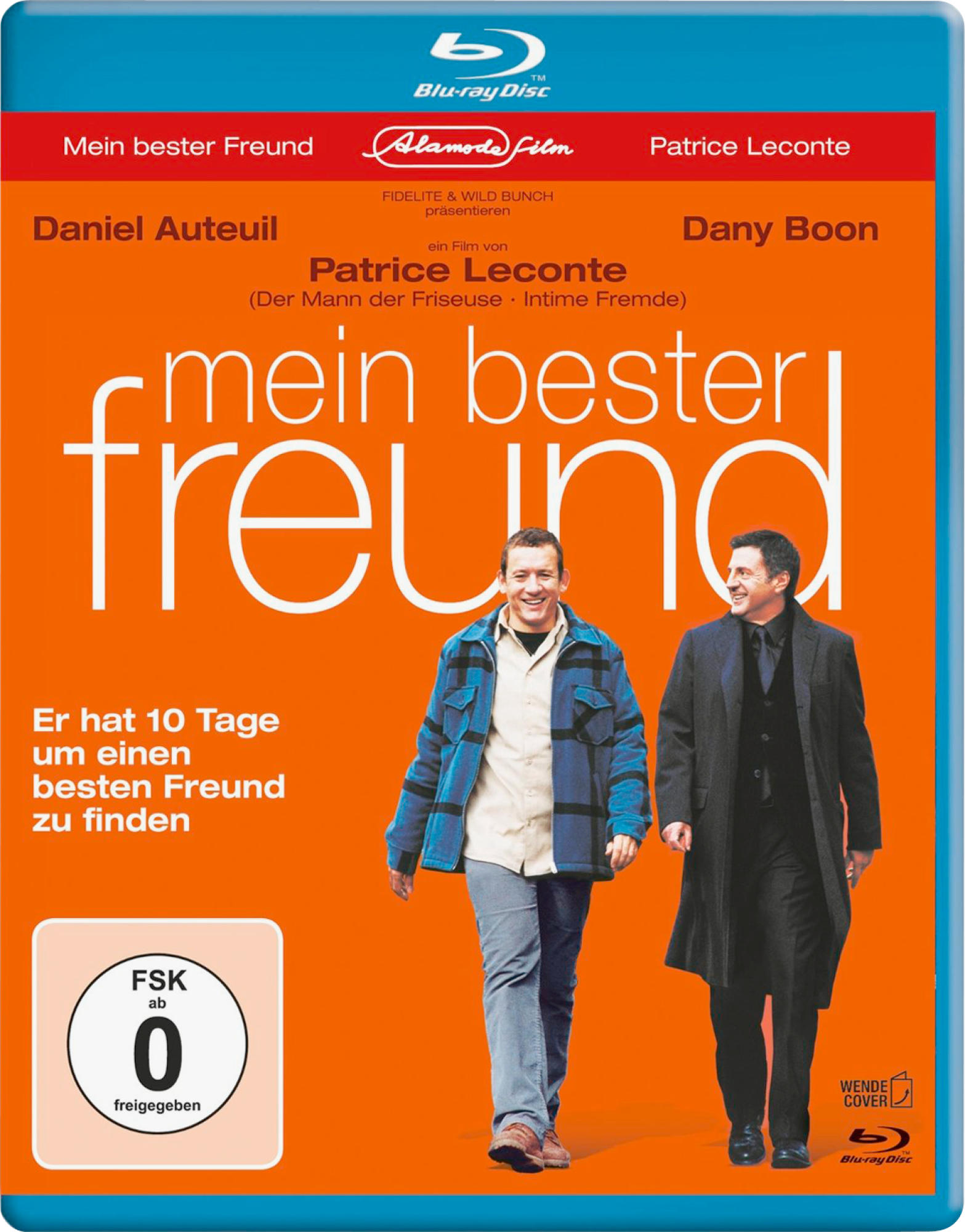 Filmcover. Zwei Männer gehen. Titel: Mein bester Freund (Mein bester Freund).
