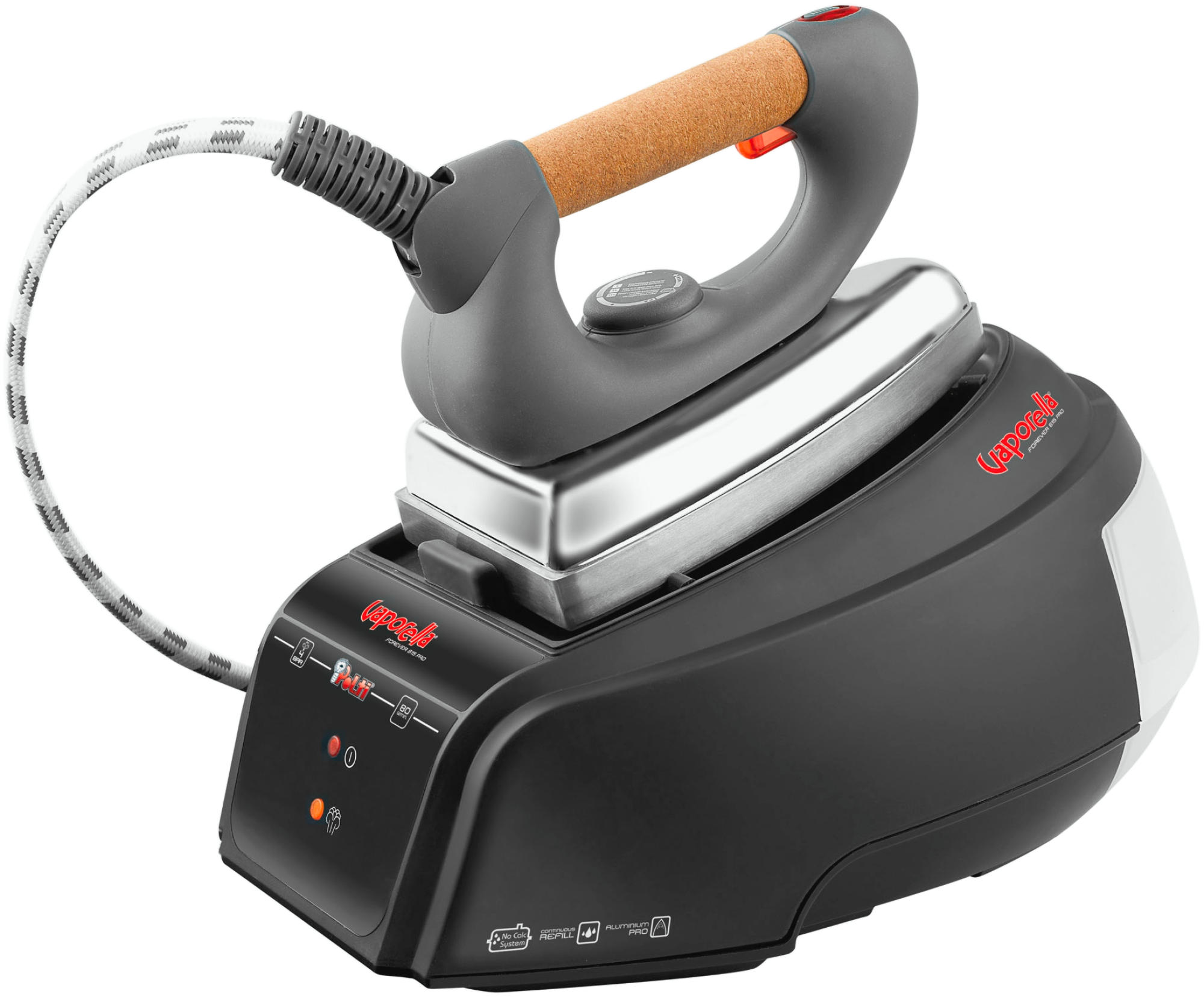Centro de planchado - Polti Vaporella 615 Pro, 2150W, Autonomía ilimitada, Golpe vapor 80 g/min