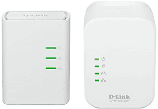 DLINK D-Link PowerLine AV 500 Wireless N Starter Kit DHP-W311AV - Bridge (Bianco)