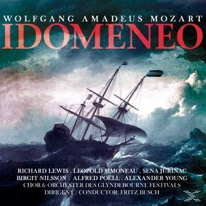 CD-Cover eines Schiffs auf See in einem Sturm. Roter Text: IDOMENEO.