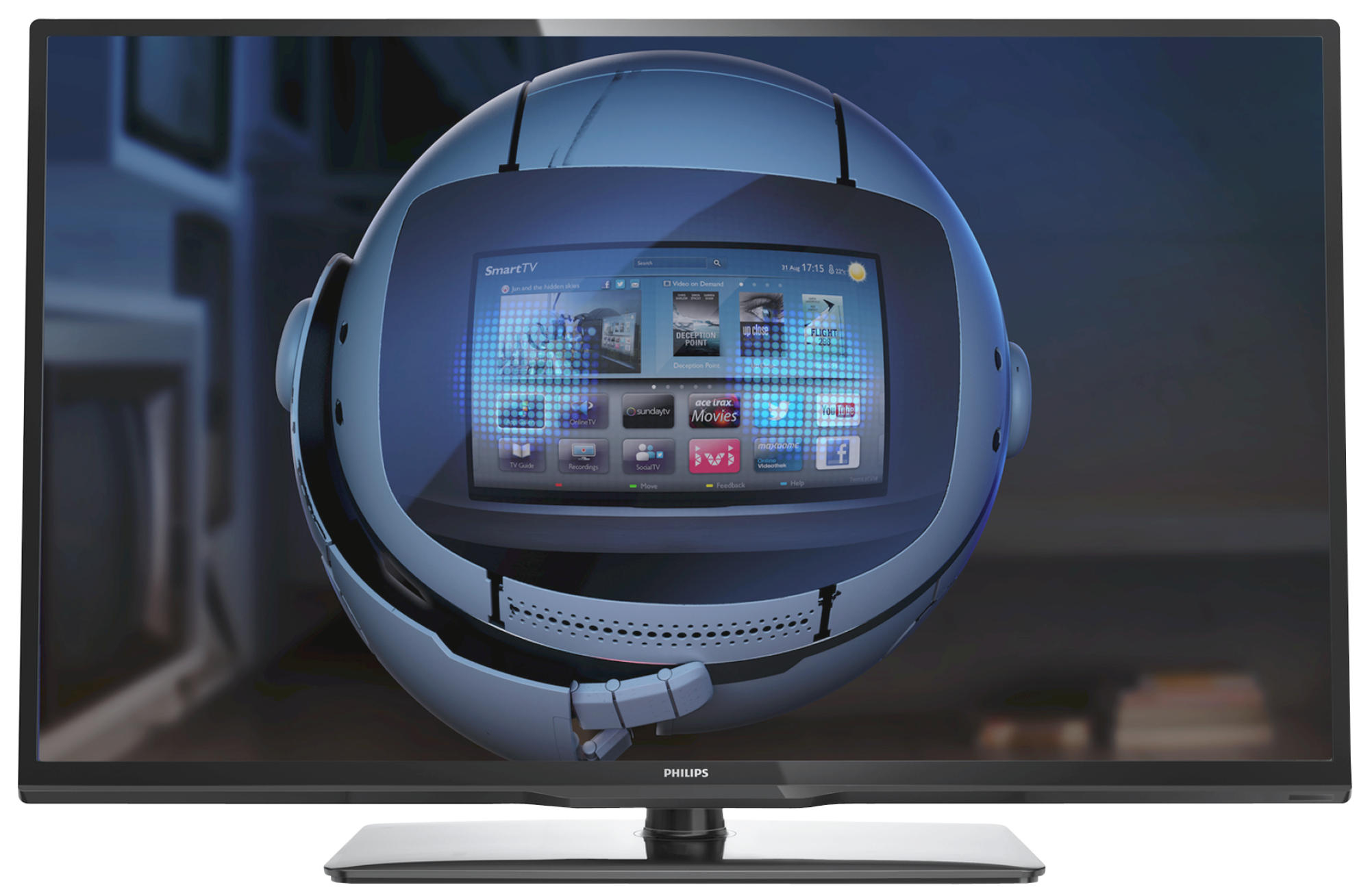 TV LCD - Philips,  42",  42PFL3108H/12,  3100 Series,  Televisor,  LED,  Full HD,  Fino