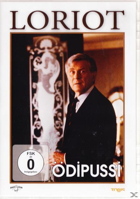 DVD-Cover mit einem Mann, der in die Kamera schaut, in einem weißen Rahmen und Text.