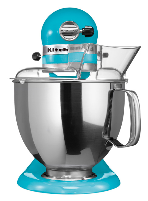 KITCHENAID 5KSM150PSECL Artisan Küchenmaschine Blau (Rührschüsselkapazität: 4,83 l, 300 Watt)