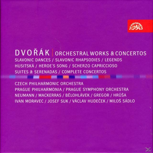 VARIOUS - Dvorak: Orchestral Works & Concertos  - (CD)