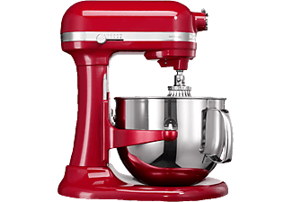 KITCHENAID 5KSM7580XEER0 Artisan Küchenmaschine Rot (Rührschüsselkapazität: 6,9 Liter, 500 Watt)