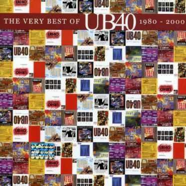Album borító UB40 album borítóinak rácsával.