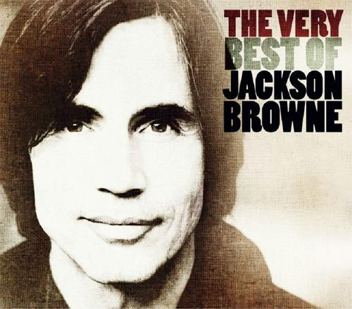Jackson Browne The Very Best of album borítója. Fekete-fehér fotó az arcáról.