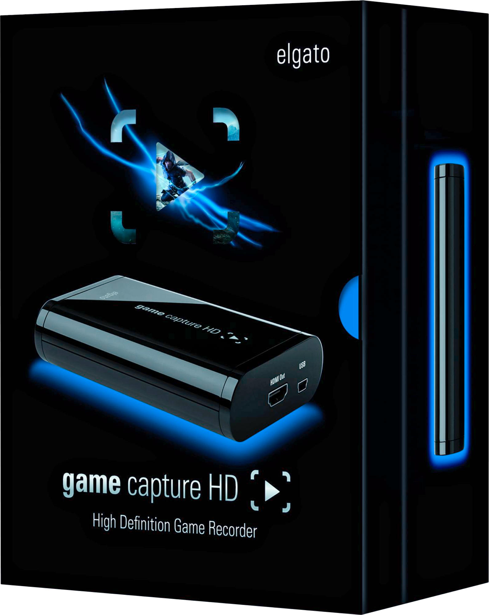 Capturadora vídeo gaming - Elgato Game Capture HD, para PS4, Xbox One, 360 y PS3