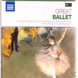 CD-Hülle mit Ballettmalerei, Tänzern und Figuren.