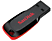 SANDISK SanDisk Cruzer Blade 16GB - Chiavetta USB  (16 GB, Nero/Rosso)