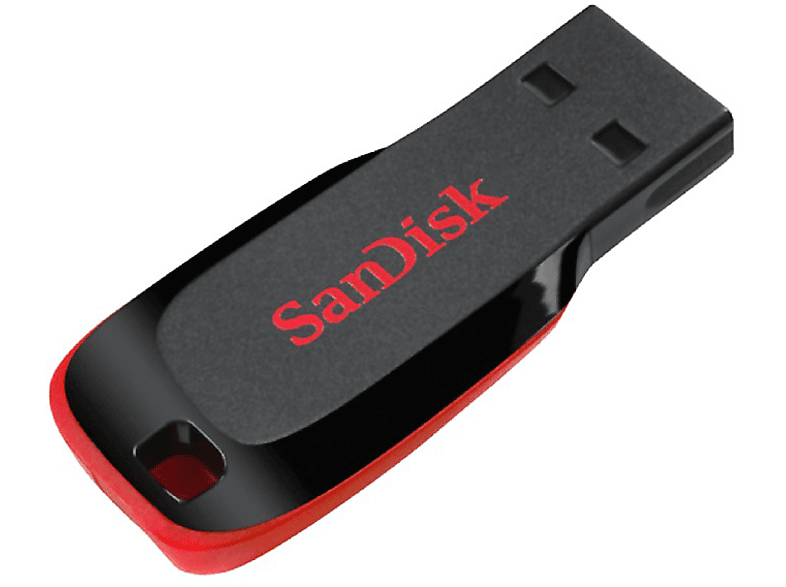 Thumbnail - SANDISK Cruzer Blade USB-Stick, 16 GB, 15 MB/s, Rot