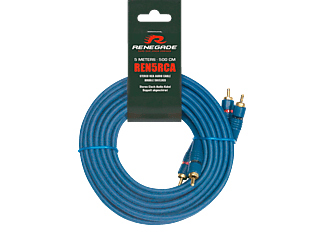 RENEGADE REN5RCA 5 m - Cinchkabel (Blau)