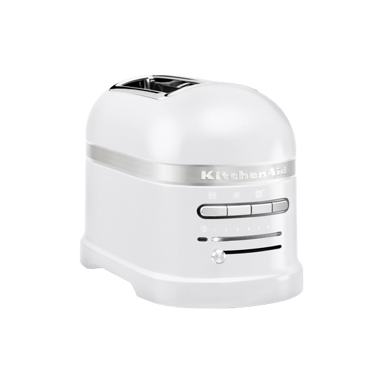 KITCHENAID 5KMT2204EFP Artisan Toaster Weiß/Silber (1250 Watt, Schlitze: 2)