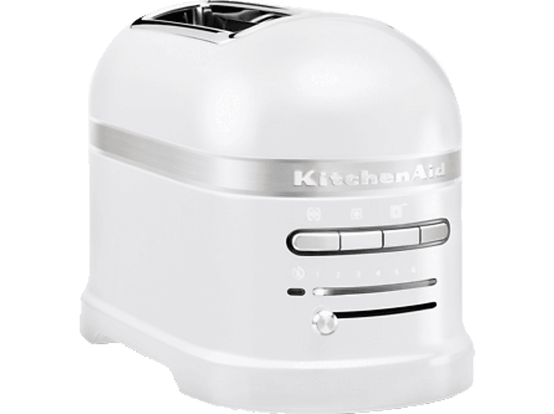 KITCHENAID 5KMT2204EFP Artisan Toaster Weiß/Silber (1250 Watt, Schlitze: 2)