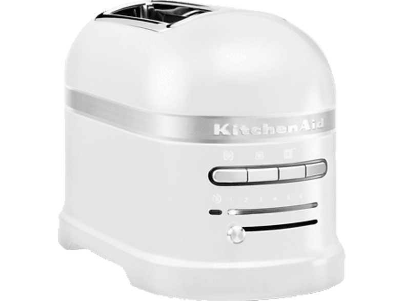 Toaster KITCHENAID 5KMT2204EFP Artisan Toaster Weiß/Silber (1250 Watt