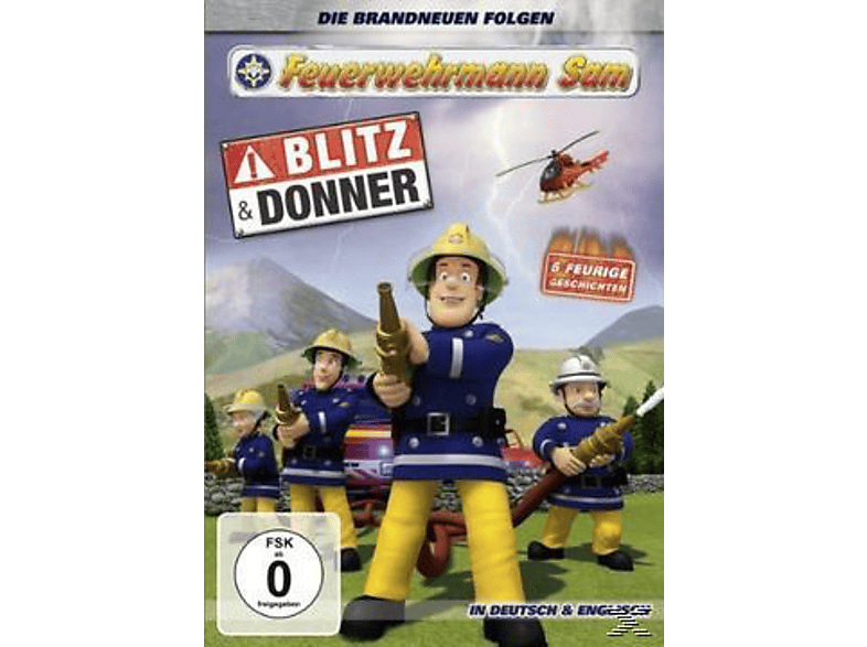 Feuerwehrmann Sam – und DVD Blitz Donner
