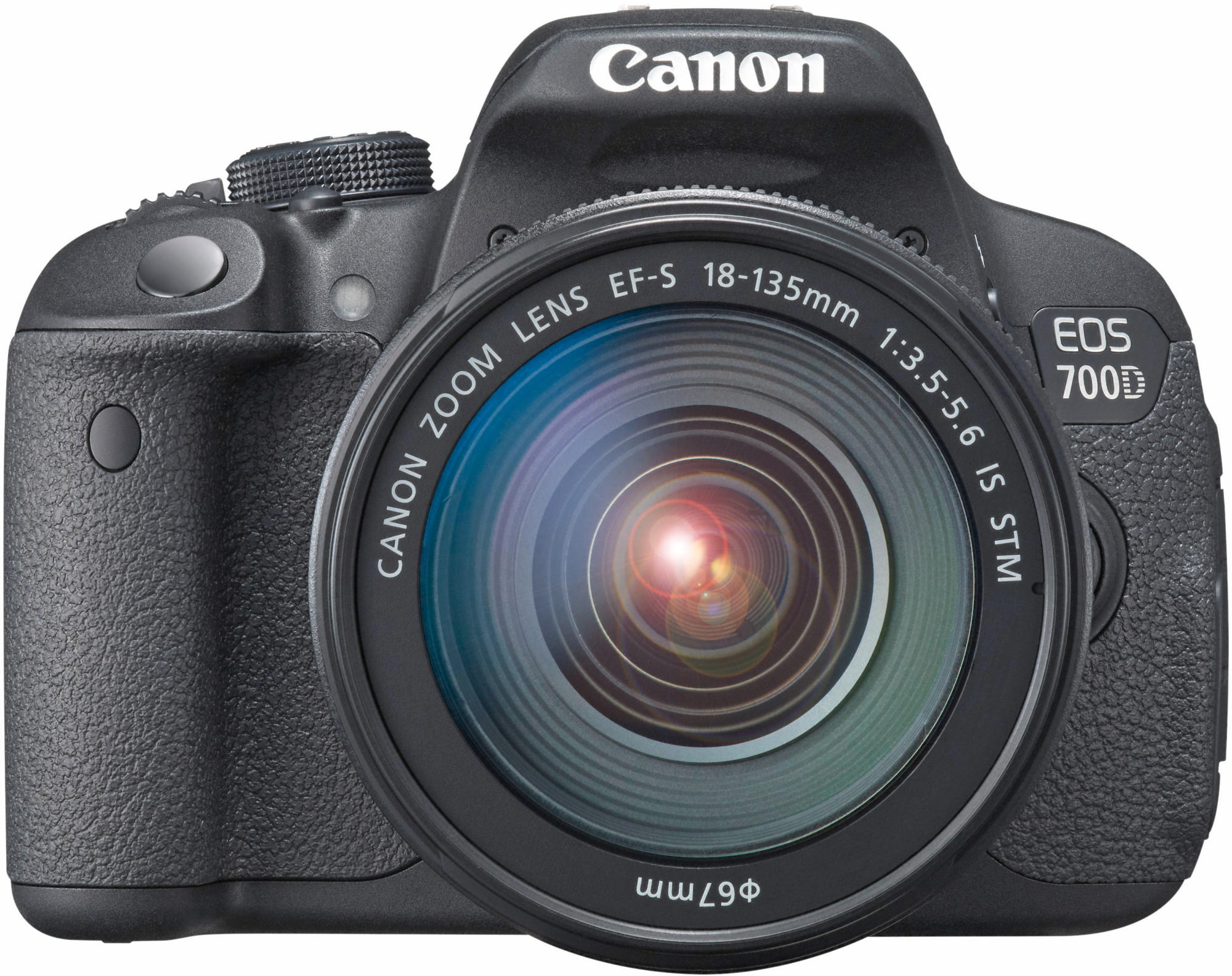 CANON EOS 700D Spiegelreflexkamera, 18 Megapixel, 18-135 mm Objektiv (IS), Schwarz