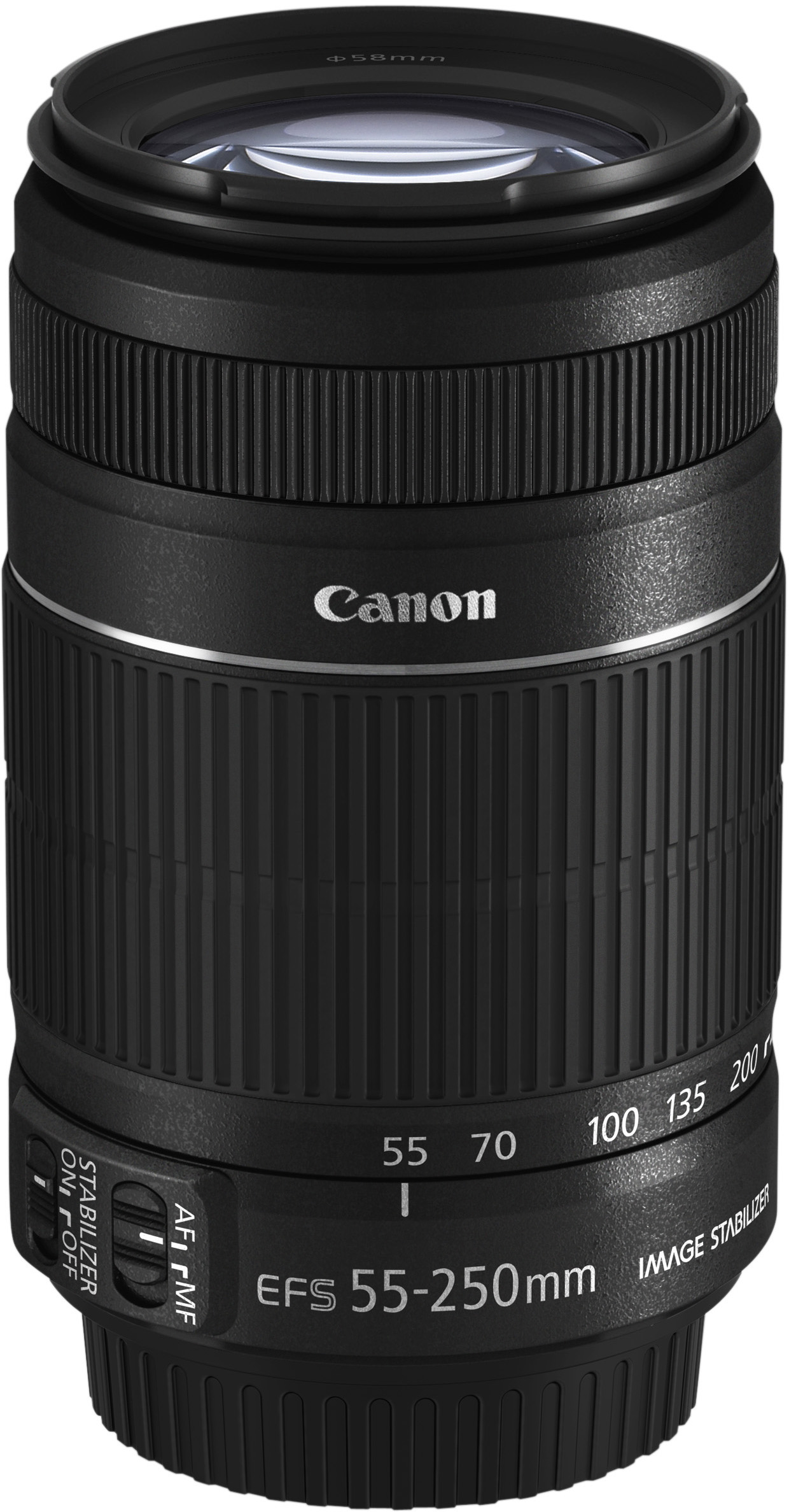 CANON EOS 700D Spiegelreflexkamera, 18 Megapixel, 18-55 mm, 55-250 mm Objektiv, Schwarz