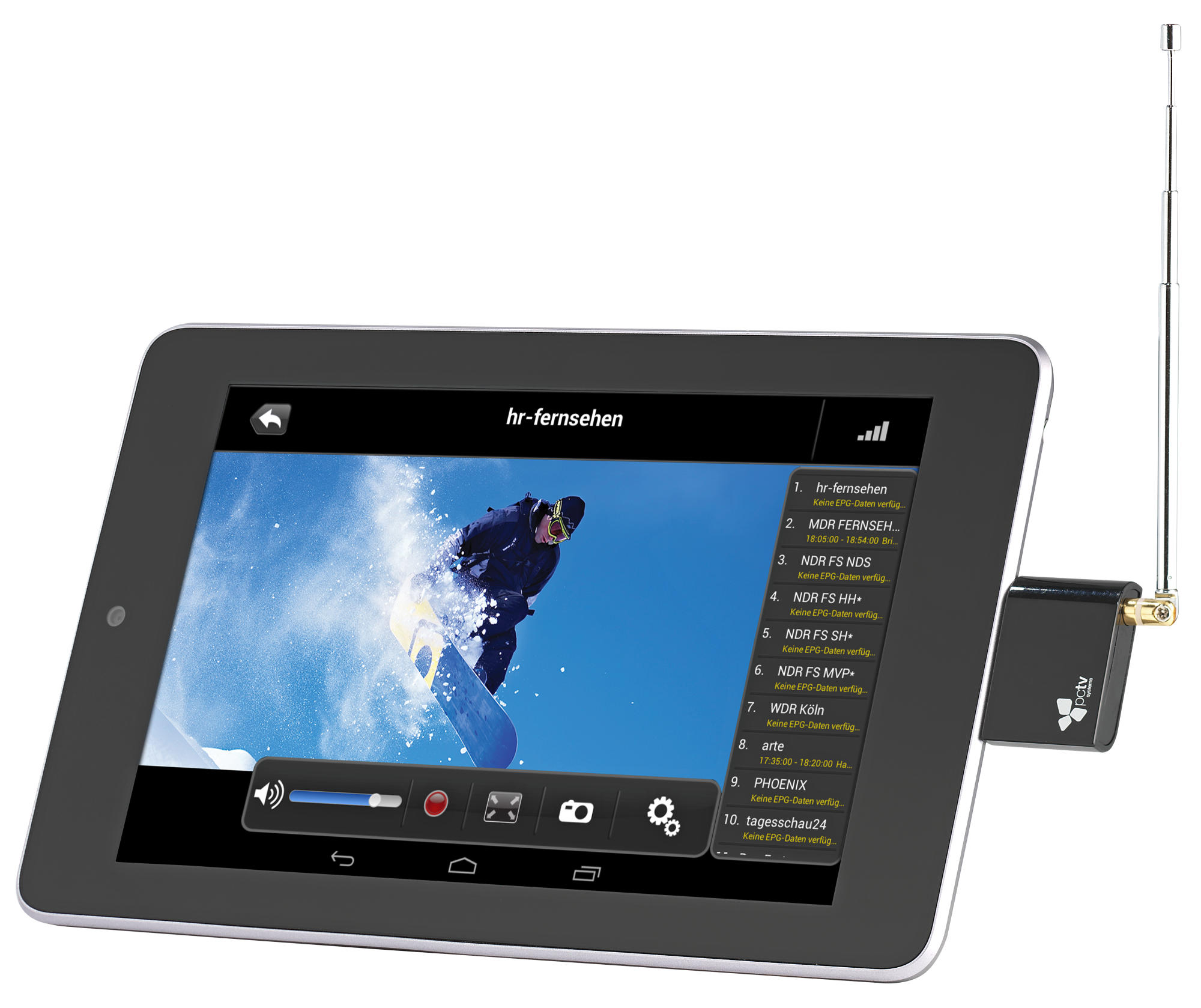 Sintonizador de TV para Tablet o Smartphone - Hauppauge! AndroidTV 78E, conexión Micro USB