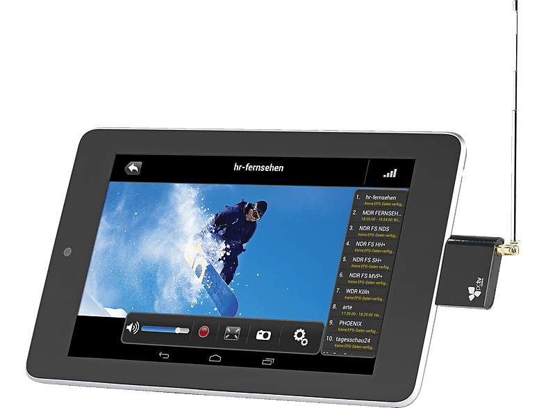 Sintonizador de TV para Tablet o Smartphone Hauppauge! AndroidTV 78E, conexión Micro USB