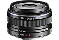 OLYMPUS Zuiko Pen M 17mm 1:1.8 17 mm - 17 mm f/1.8 MSC (Objektiv für Micro-Four-Thirds, Schwarz)