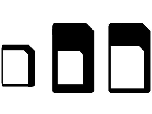 CELLULAR LINE UNI SIM (NANO/MICRO) KIT ADAPTER - SIM Karten Adapter (Schwarz)