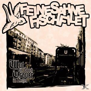Albumcover. Ein Schwarz-Weiß-Foto einer Stadtstraßenszene mit dem Bandnamen und dem Albumtitel.