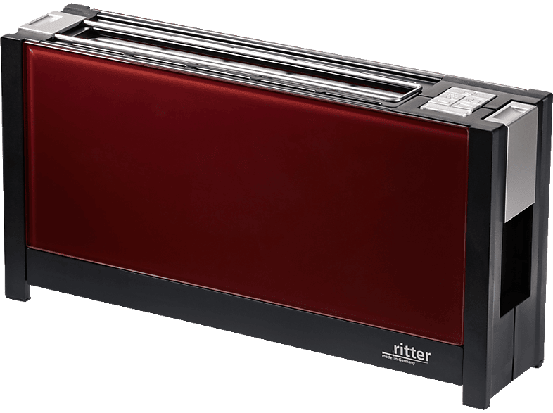 Toaster RITTER 630.002 VOLCANO 5 Toaster Rot (950 Watt, Schlitze 1