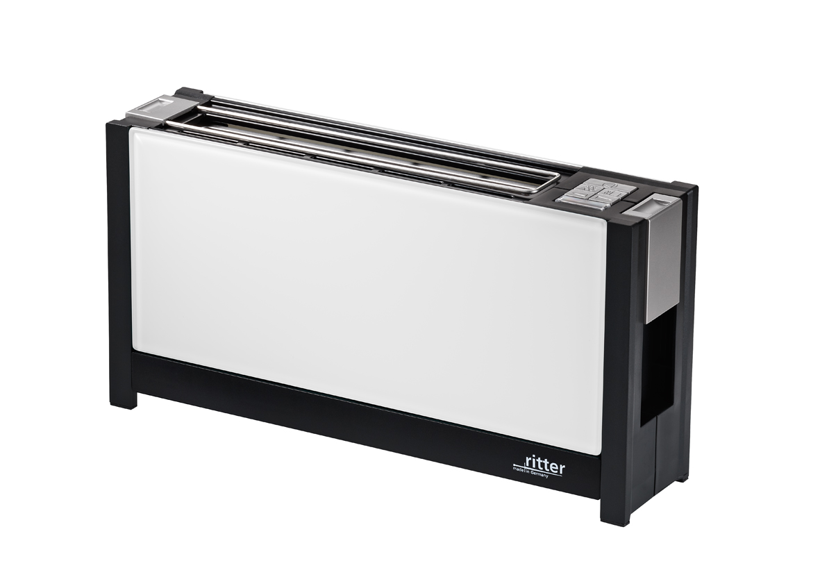 RITTER 630.001 VOLCANO 5 Toaster Weiß (950 Watt, Schlitze: 1)