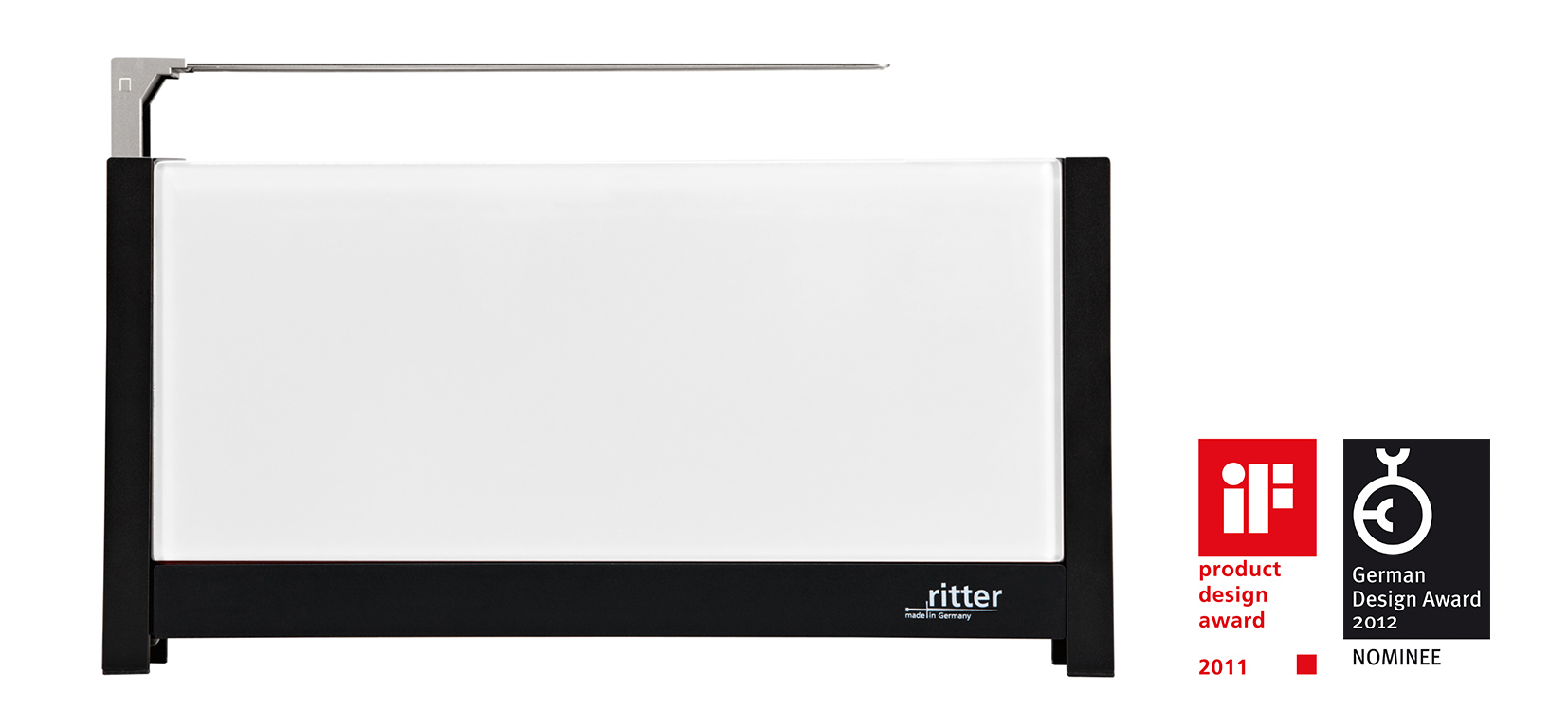 RITTER 630.001 VOLCANO 5 Toaster Weiß (950 Watt, Schlitze: 1)