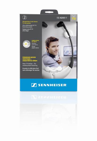 SENNHEISER RS 4200 TV II, In-ear Kopfhörer Silber