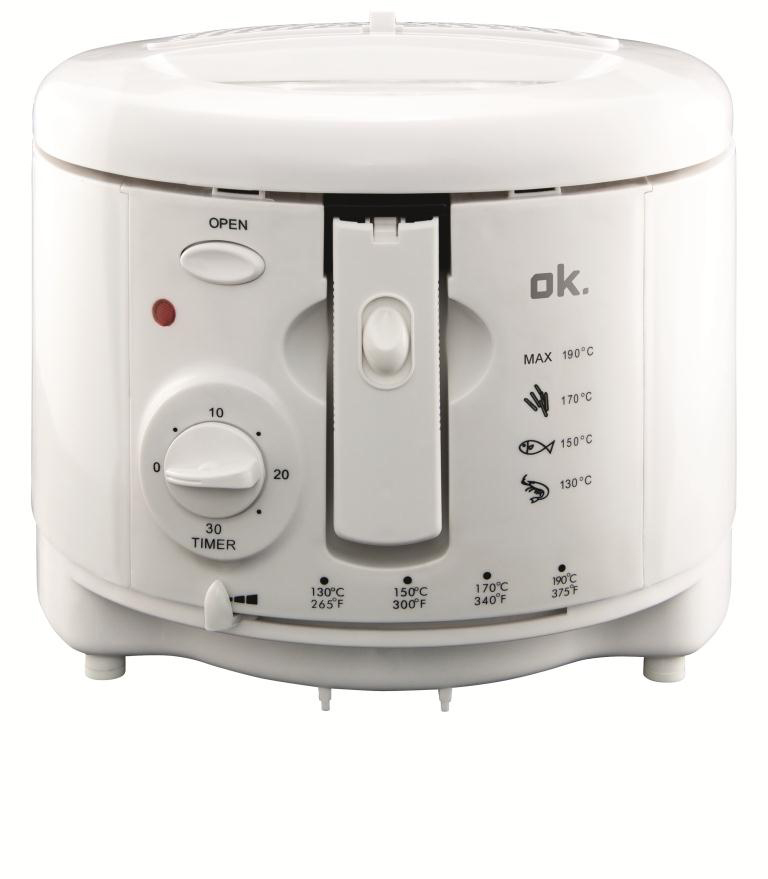 OK. ODF 102 W Friteuse 2000 Watt Weiß