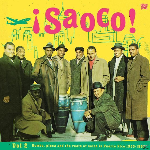Albumcover mit neun Männern, die Hüte tragen. Zwei Schlagzeuger stehen vor ihnen.