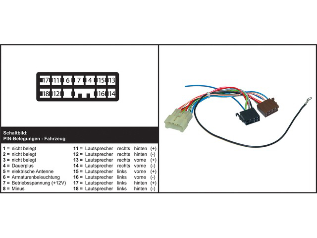 AIV 410974 Autoradio Adapter Autoradioadapter