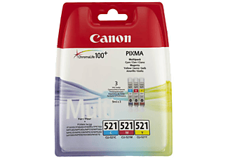 CANON 2934B010 Clı-521Cmy Murekkep Kartus Set