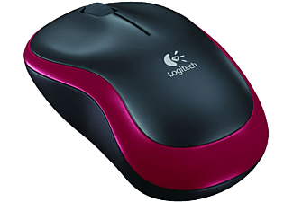 LOGITECH M185 USB Alıcılı Kompakt Kablosuz Mouse - Kırmızı