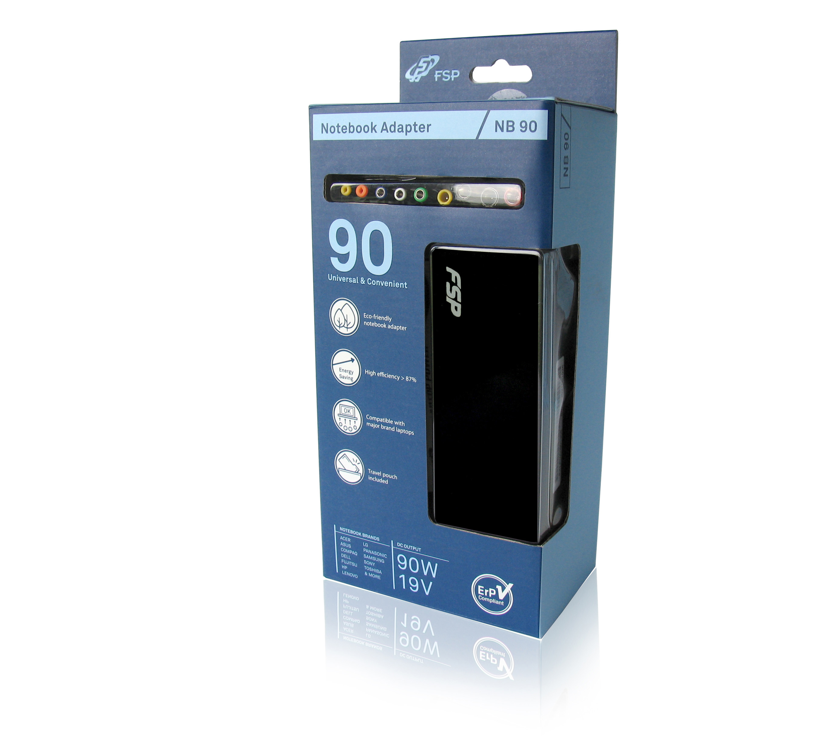 FSP NB90 90 W Universal Notebook Şarj Adaptörü