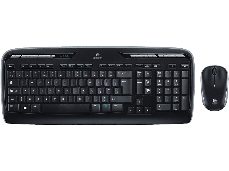 LOGITECH MK330 Kablosuz Türkçe Q Klavye Mouse Seti - Siyah