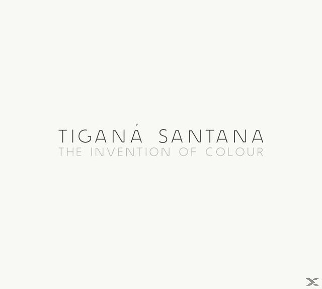 Text auf weißem Hintergrund: Tigana Santana, The Invention of Colour.