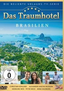 DVD-Cover von 'Das Traumhotel Brasilien' mit tropischer Landschaft und Personen.