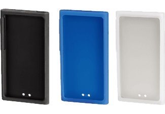 HAMA hama Set di 3 casi "Sport Case" per iPod nano 7G, transparente/nero/blu -  (Transparente/Nero/Blu)
