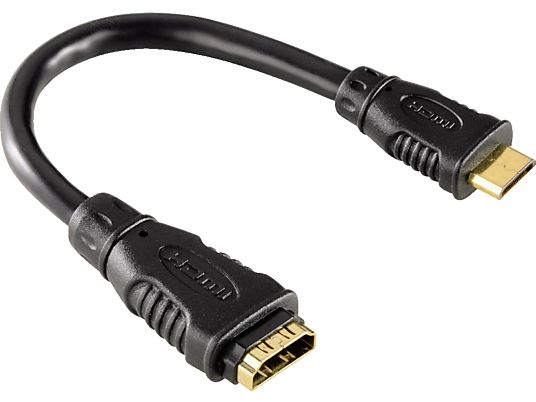 HAMA Cavo adattatore HDMI™, Presa tipo C (mini) - Innesto Tipo A - Adattatore HDMI (Nero)