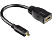 HAMA hama Cavo adattatore HDMI ™, Presa tipo D (Micro) – Innesto tipo A - Adattatore HDMI (Nero)